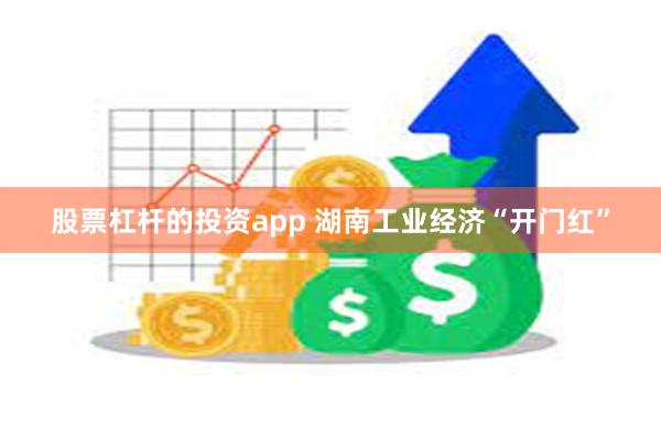 股票杠杆的投资app 湖南工业经济“开门红”