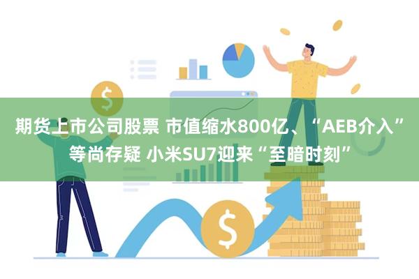 期货上市公司股票 市值缩水800亿、“AEB介入”等尚存疑 小米SU7迎来“至暗时刻”