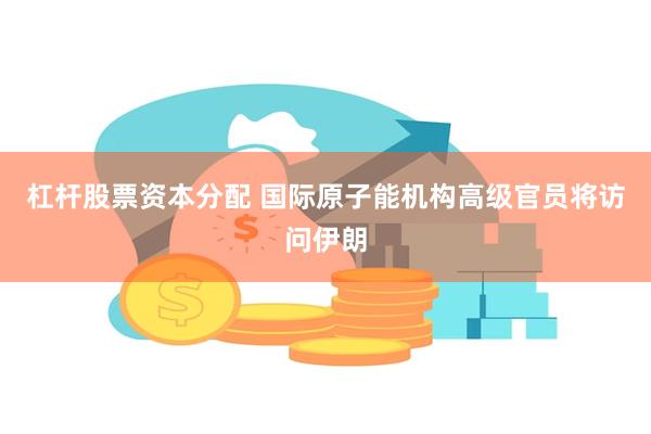 杠杆股票资本分配 国际原子能机构高级官员将访问伊朗