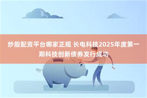 炒股配资平台哪家正规 长电科技2025年度第一期科技创新债券发行成功