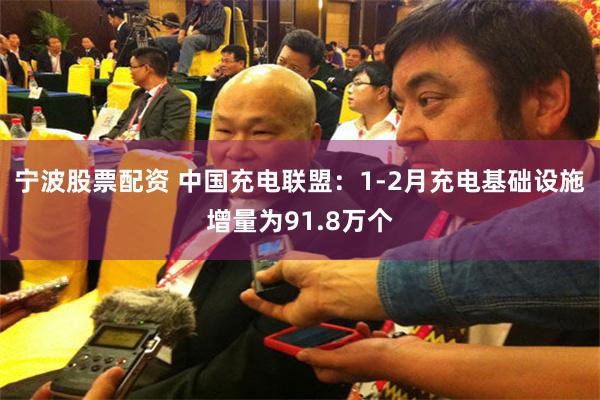 宁波股票配资 中国充电联盟：1-2月充电基础设施增量为91.8万个