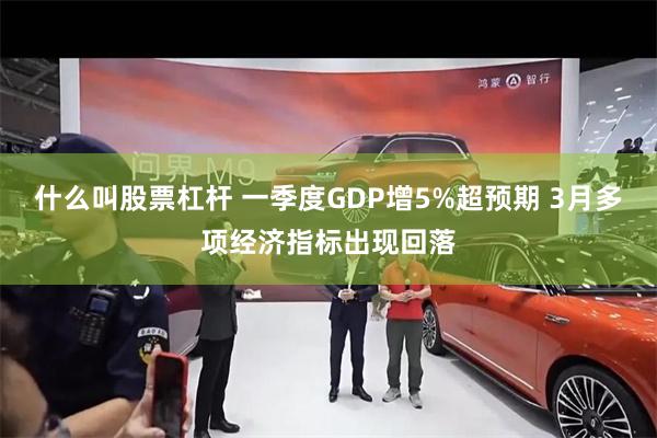 什么叫股票杠杆 一季度GDP增5%超预期 3月多项经济指标出现回落