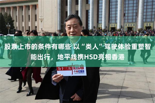 股票上市的条件有哪些 以“类人”驾驶体验重塑智能出行，地平线携HSD亮相香港