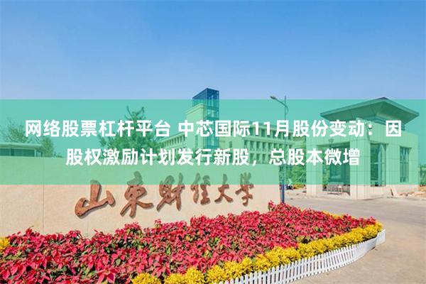 网络股票杠杆平台 中芯国际11月股份变动：因股权激励计划发行新股，总股本微增
