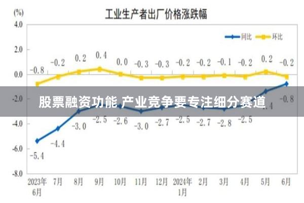 股票融资功能 产业竞争要专注细分赛道