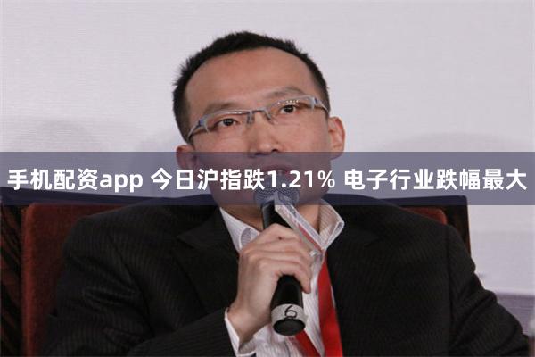 手机配资app 今日沪指跌1.21% 电子行业跌幅最大
